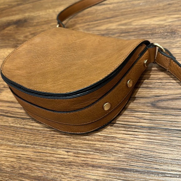 Forever 21 brown studded purse - Picture 2 of 6